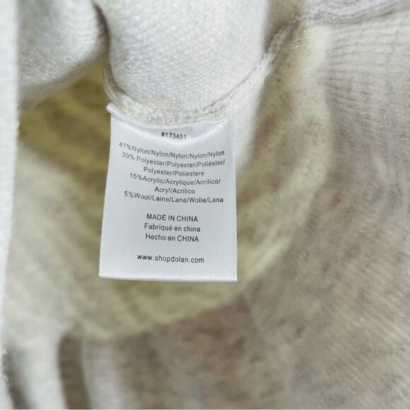 NWT Anthropologie Dolan White Gray Zebra Sweater Knit Ruffle Skirt XS New - Picture 10 of 15